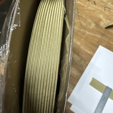 Rice Uniform Flat Braid- Tan Color 65134- 1 Wide - 72 Yards- Made In USA