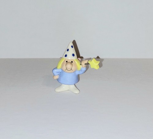 Vintage blaue Fee aus ROCKY & BULLWINKLE Keramik Jay Ward Productions FIGUR