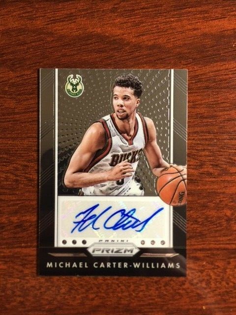 Michael Carter Williams #MCW (Basketball Cards 2015 Panini Prizm Autographs) — is it worth grading?