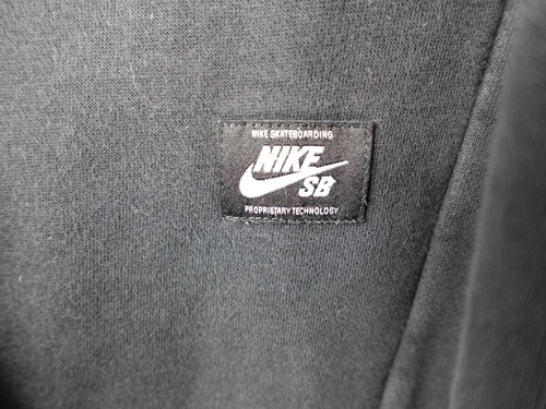 Nike SB Men’s Small Black Everett Pullover 1/4 Zip Hoodie Sweater 929147-010 - Picture 12 of 16