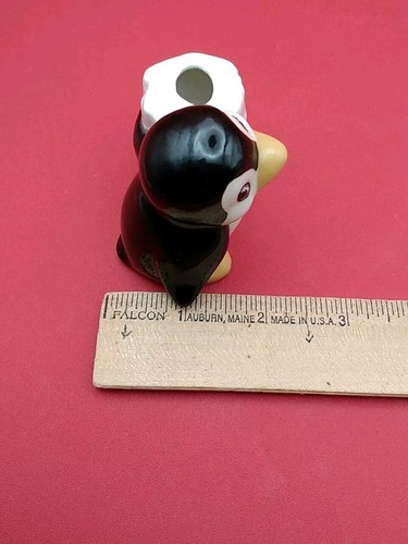 Vtg Takahashi Penguin Salt Pepper Shakers & Unbranded Penguin Toothpick Holder - Picture 19 of 19
