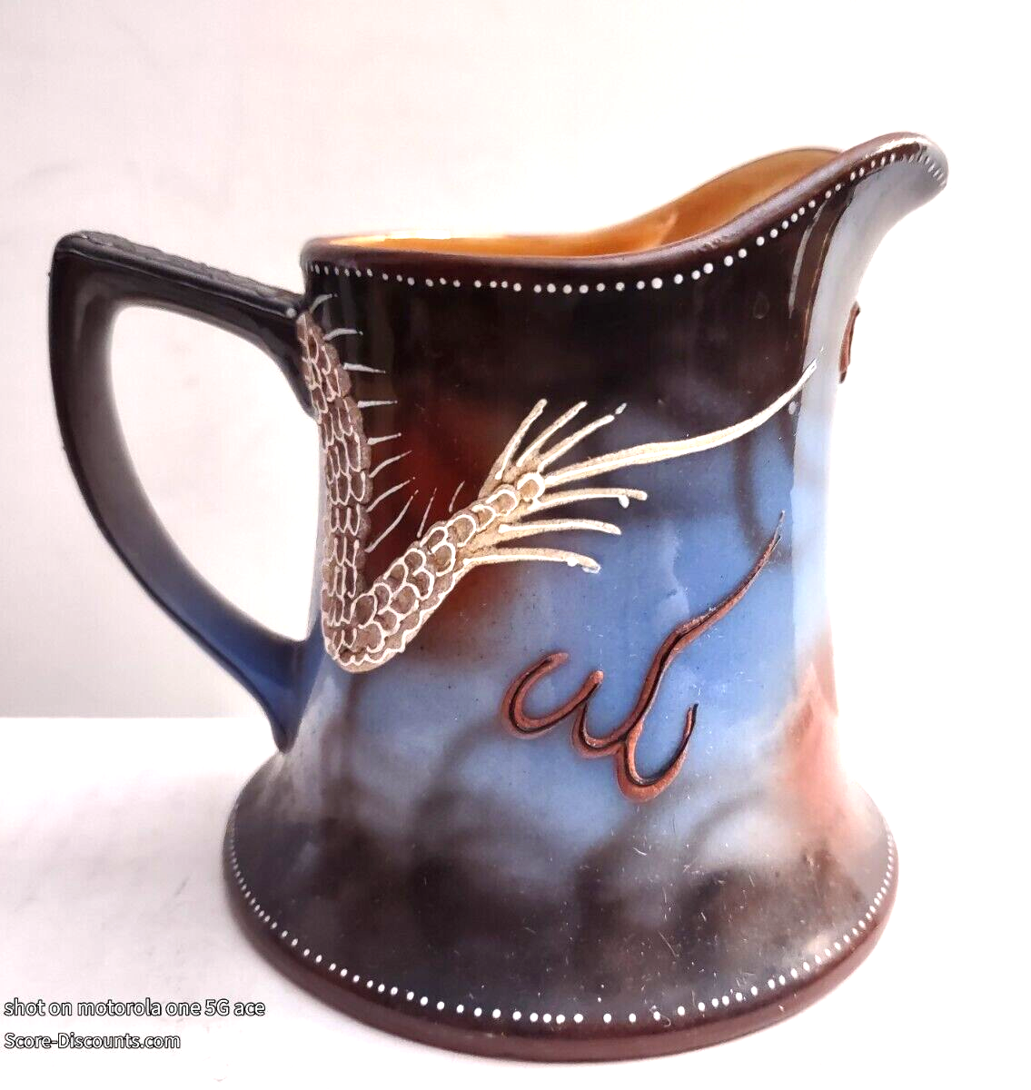 Antique 1880s Japan Authentic Dragonware Dragon Handcrafted Takito