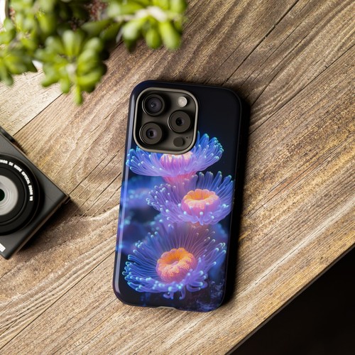 For iPhone | Samsung Galaxy | Pixel Phone Case - Bioluminescent Anemone Glow - 第 47/255 張圖片