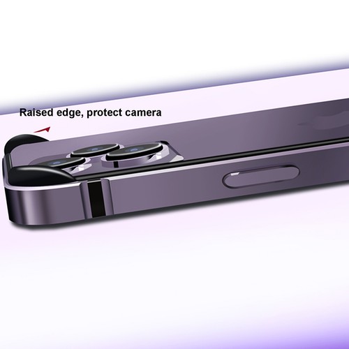 For iPhone 15 14 13 Pro Max Metal TPU Bumper Protector Shockproof Case Cover - Picture 3 of 18