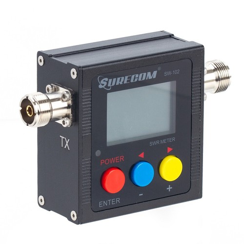 Neu SURECOM SW-102 Meter 125-520 Mhz Digital VHF/UHF Leistung & SWR SW102 Radio - Zdjęcie 2 z 6