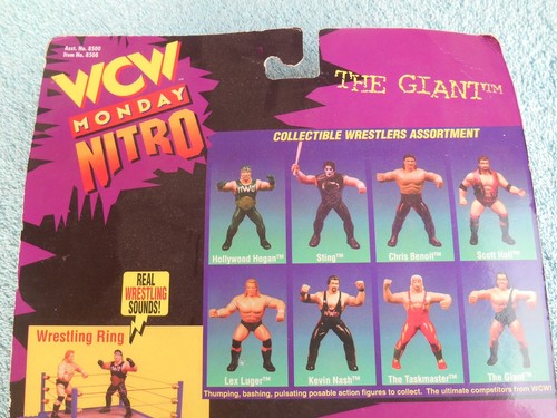 1997 AUTOGRAPHED WCW MONDAY NITRO "THE GIANT" 7-1/2" ACTION FIGURE IN PACKAGE - Picture 8 of 19
