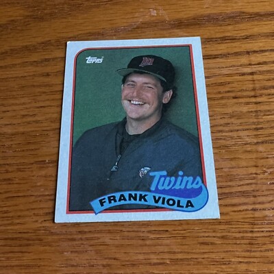 Frank Viola #120 Topps 1989 Baseball Card (Minnesota Twins) Ungraded Collect