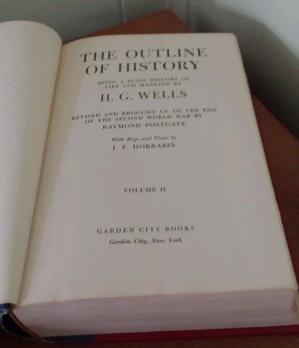 THE OUTLINE OF HISTORY VOLUME II BY H. G. WELLS 1949 - Bild 3 von 8