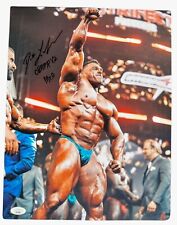DEREK LUNSFORD SIGNED 11X14 PHOTO MR OLYMPIA 2023 CHAMP CHAMP JSA COA 2X A DEREK LUNSFORD SIGNED 11X14 PHOTO MR OLYMPIA 2023 CHAMP CHAMP JSA COA 2X A