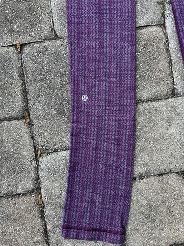 Lululemon Plum Purple Jacquard Leggings Pants Size 6 - Picture 5 of 5