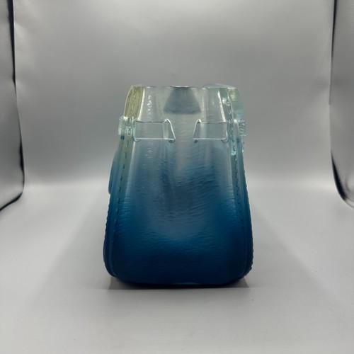 Nothing Personal Hermes Birkin Bag Flower Vase Clear Potsperity in Blue - Picture 3 of 11