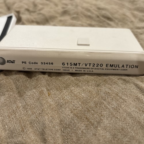 Lotto: AT&T 615MT/VT220 1986 Emulazione DEC, 4425 Cartuccia Teletipo, Guida, Floppy - Foto 5 di 9