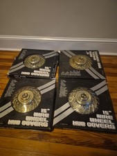 Universal Fitting 15 Chrome Wire Hubcaps Wheel Covers Brand New Set Of 4