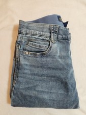 Democracy Jeans Womens Sz 6P 6 Petite Blue "Ab" Solution Technology Stretch