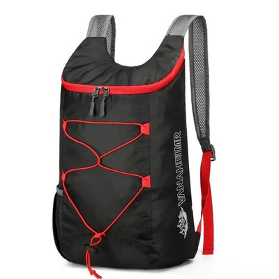 Multifunctional Outdoor Folding Backpack High Density Lightweight Waterproof Nyl
