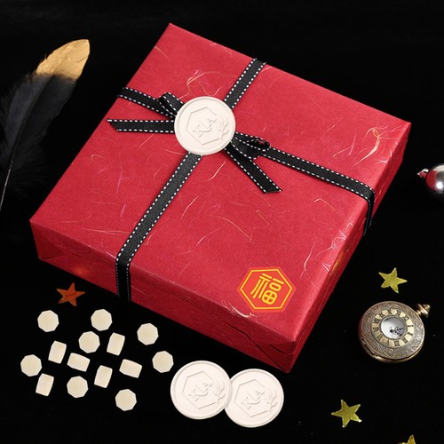 200 pezzi busta timbro cera sigillante particelle ottagonale lacca cera guarnizione perline - Foto 5 di 12