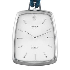 Rolex Cellini White Gold Dress Pocket Watch