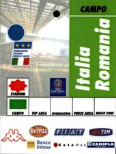 Italy Romania World Cup Football 2002 Korea Japan Field Stadium Ticket