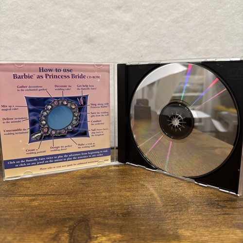 Barbie as Princess Bride PC CD-ROM Windows Mac, 2000 Mattel - Tested - Picture 3 of 3