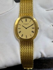 Yellow gold automatic Ellipse on bracelet damage on dial (3589/1J)