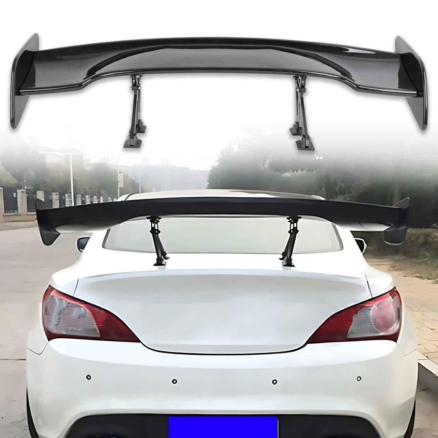 For Maserati GTS Gran Turismo Gloss Black 57in Rear Spoiler Wing Truck GT style