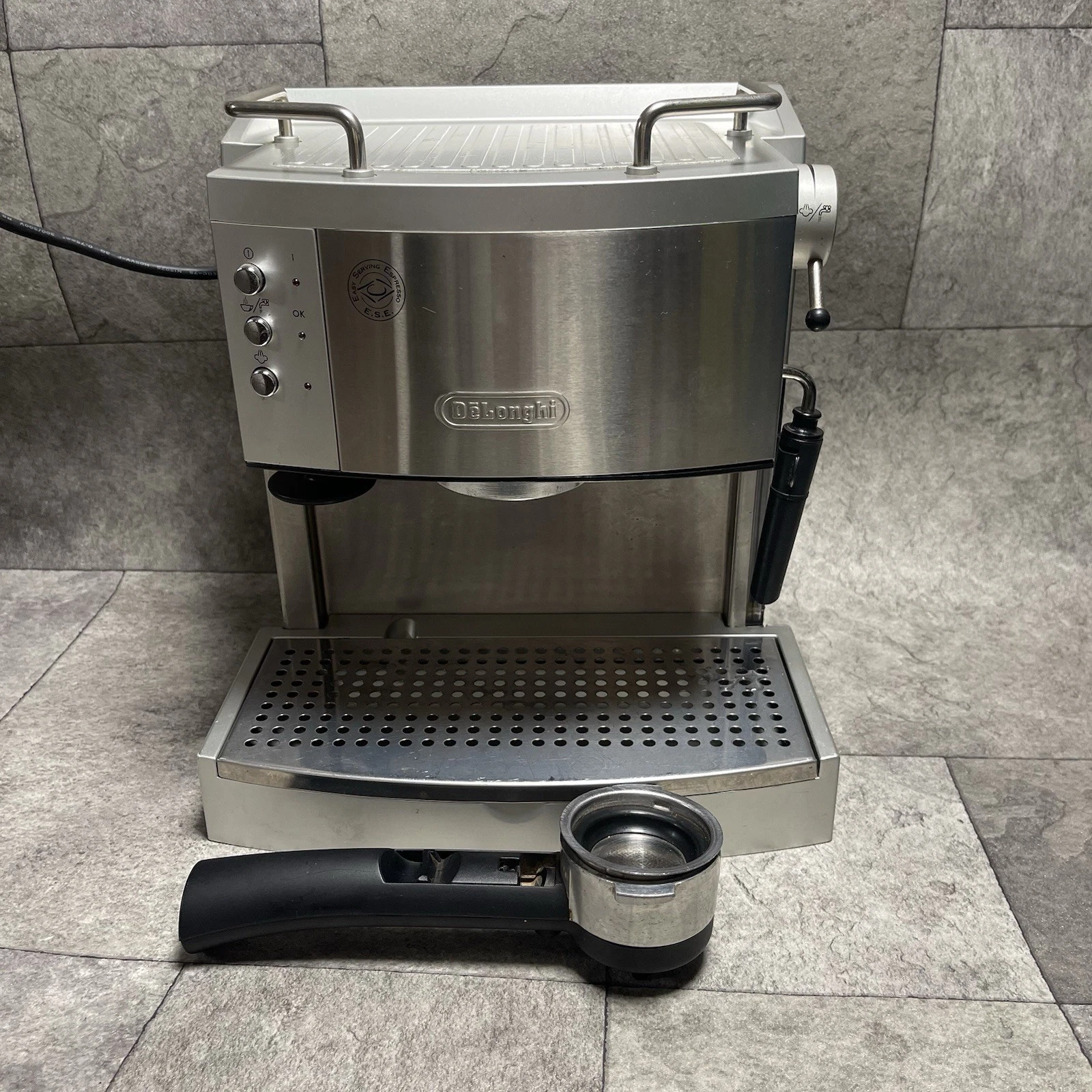 DeLonghi EC710 Espresso Coffee Machine Milk Frother Coffee Maker Stainless Steel