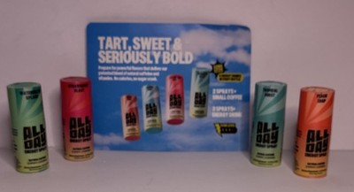 All Day Energy Spray 32mg Caffeine B Vitamins Nootropics Variety Pack 4 Flavors