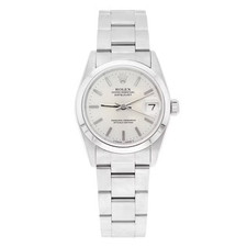 Rolex Datejust 31 68240 Midsize Silver Index Dial Stainless Steel Watch Oyste...
