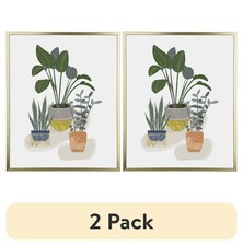 Mainstays 24x36 Black Poster Frame Set of 2 Wall Mount Display Frames