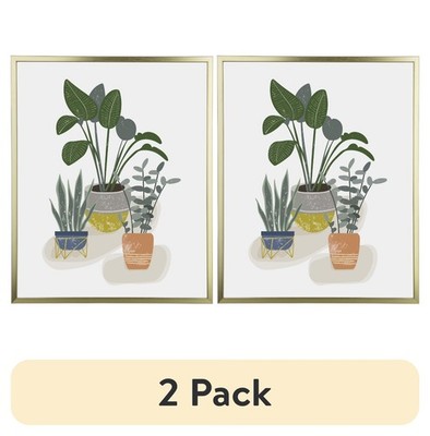Mainstays 24x36 Black Poster Frame Set of 2   Wall Mount Display Frames