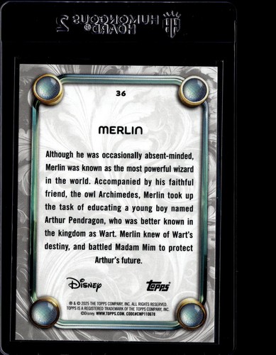 2025 Topps Disney Wonder #36 Merlin - Bild 2 von 2