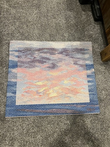 Joanne Hall Sky Blue Woven Tapestry, Wool