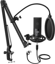 FIFINE T669 Studio Condenser USB Microphone for Recording Podcasting