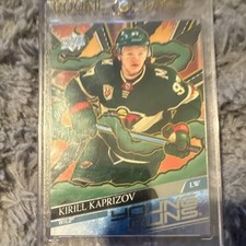 Upper Deck 2024-25 Series 2 Young Guns Rookie Kirill Kaprizov Wild Card #451. rookie card picture