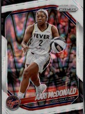 2025 Panini Prizm WNBA #10 Aari McDonald White Seismic Prizms