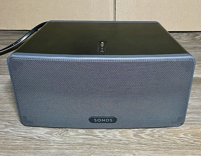 SONOS Play 3 Wireless Speaker Black Edition w/ Power Cord Tested Working