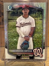 2025 Bowman Chrome #BCP-211 Brayan Cortesia Prospects Mojo