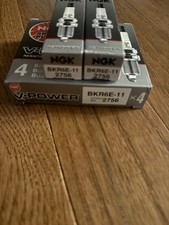 6 New Ngk V Power Spark Plugs Bkr6e-11 2756
