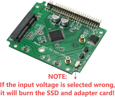 mSATA Mini SATA SSD to IDE 44Pin 2.5 inch Half-Heigh Hard Disk Case Enclosure Bo