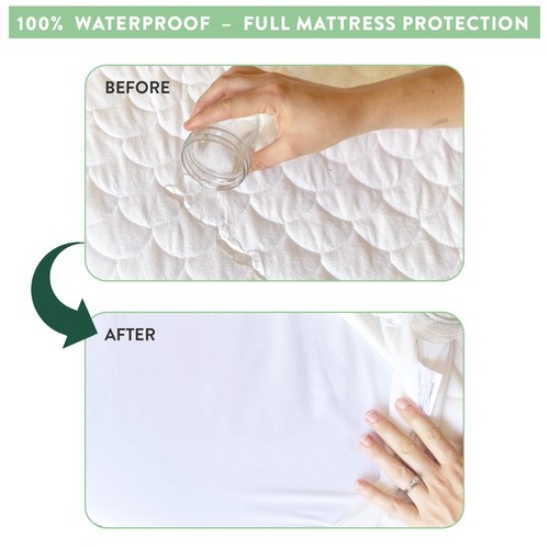 Waterproof Pack and Play Mattress Pad Protector Cover – Compatible with Graco... - Bild 5 von 7