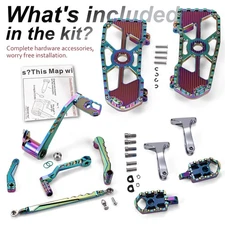 CNC Cut PB Racing Floorboards For Harley Touring Road Street glide Bagger 14-UP