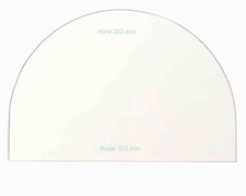 Sichtscheibe pasend für Bruno 00 - III, Turbo I, Turbo III aus ROBAX®-Kaminglas