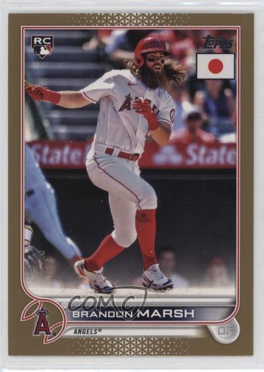 2022 Topps Japan Edition Gold 12/25 Brandon Marsh #51 Rookie RC 16we