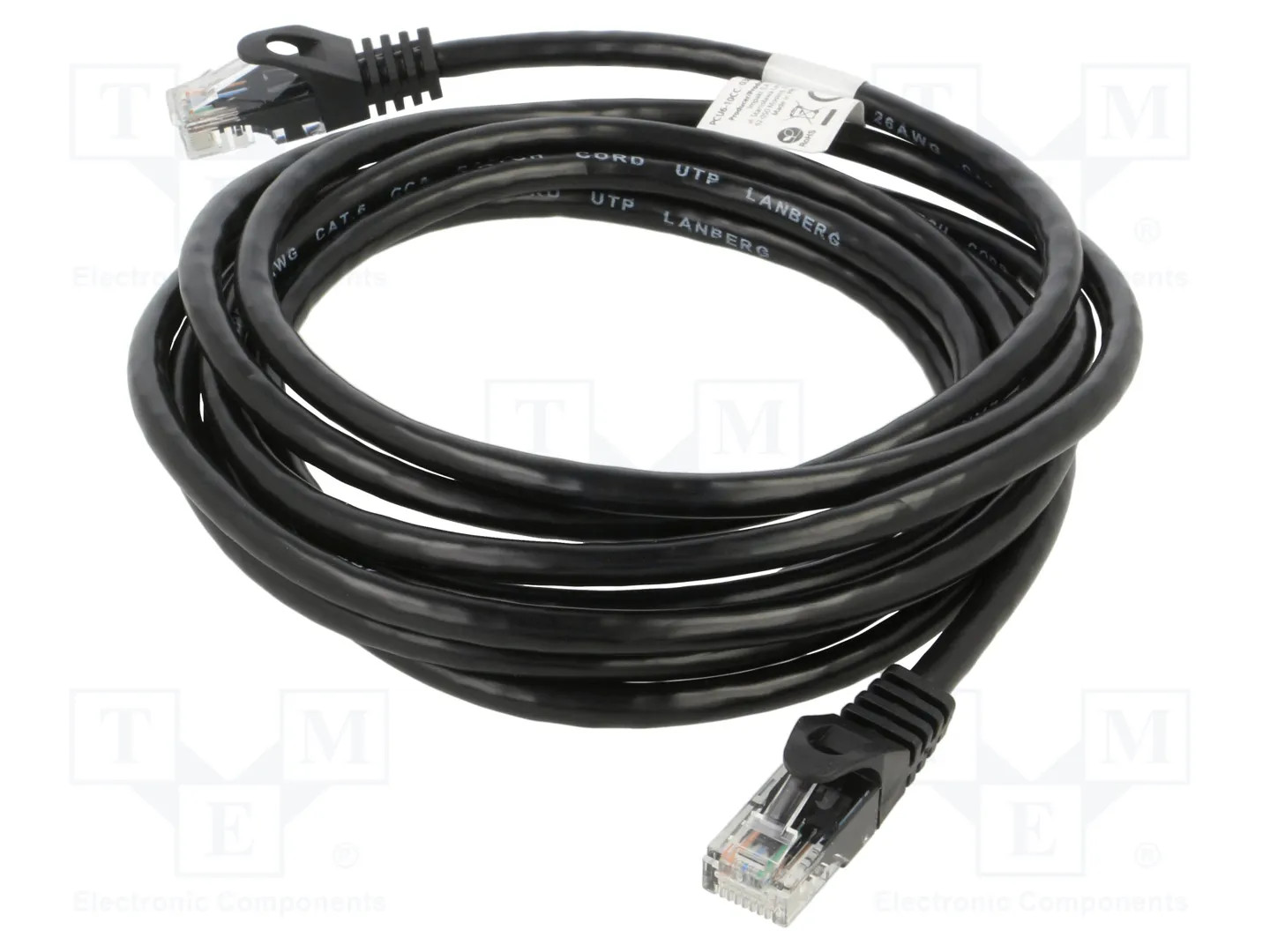 LANBERG PCU6-10CC-0300-BK Patch cord