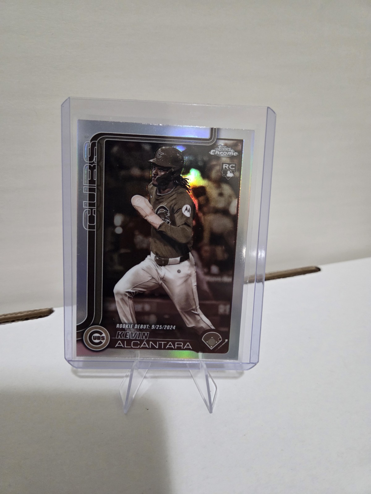 2025 Topps Chrome Update Sepia Refractor Kevin Alcantara #USC25 RC