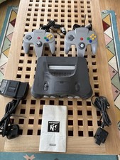 Nintendo 64 Games Console With Controllers And Games Plus Leads.