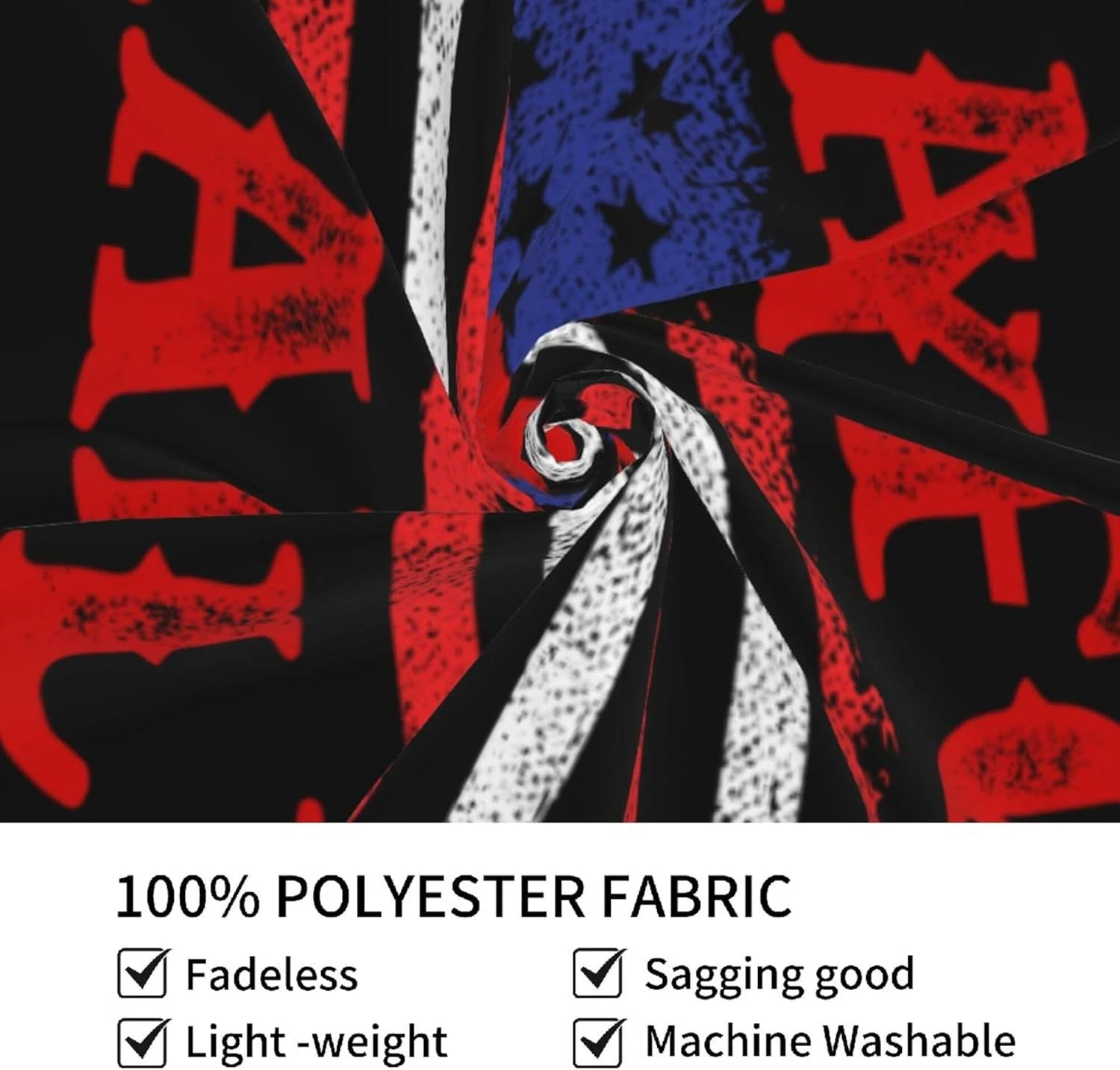 Marat Pray For Charlie Kirk Tapestry, God Bless Wall Banner Decor