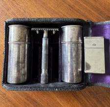 Antique Gillette Pocket Edition Safety Razor & Original Case Pat. Nov 15 1904