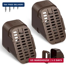 3"x2" 4"x3" Type B Gutter Downspout Extensions, Removable Gutter Cover, Downsp