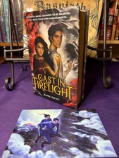 Cast In Firelight by Dana Swift Librarian Box Ed. Sprayed Edges Signed Bookplate